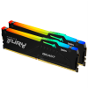 Купить оперативную память Kingston 16GB DDR5 5200MT/s CL40 DIMM (2x8GB) FURY Beast RGB XMP для мощного игрового ПК