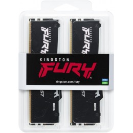 Память оперативная/ Kingston 64GB 5200MT/s DDR5 CL40 DIMM (Kit of 2) FURY Beast RGB XMP