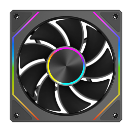 Вентилятор для корпуса PcCooler FG120R Reverse ARGB 120х120x25 черный 4-pin 28.4дБ (FG120R ARGB BK) Ret