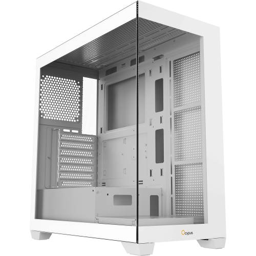 Купить корпус ПК Ocypus Gamma C72 WH без блока питания - Midi-Tower с прозрачной панелью, USB 3.0 и поддержкой ATX/mATX/mITX