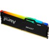 Kingston 32GB DDR5 6000MT/s CL36 DIMM FURY Beast RGB - Высокопроизводительная Оперативная Память для Игровых ПК