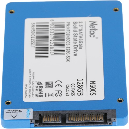 Купить SSD накопитель Netac SATA-III 128GB NT01N600S-128G-S3X N600S 2.5 – Высокая скорость и надежность для вашего ПК