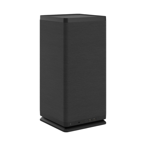 Корпус без блока питания/ Case Fractal Design Mood, Mini-Tower, 1x180mm, 2xUSB-A 3.0 + 1xUSB 3.2 Type-C, SFX PSU Support, mITX Black Fractal Design