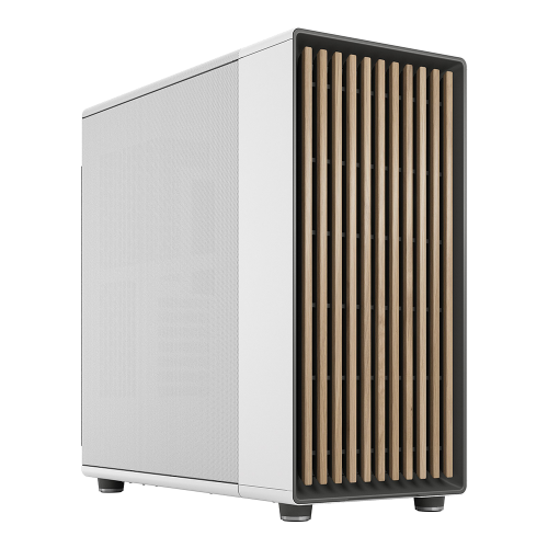 Корпус ПК без блока питания/ Case Fractal Design North XL, Full-Tower, 3x140mm, 2xUSB-A 3.2 + 1xUSB 3.2 Type-C E-ATX, ATX, mATX, mITX Wood panel, Chalk White Fractal Design