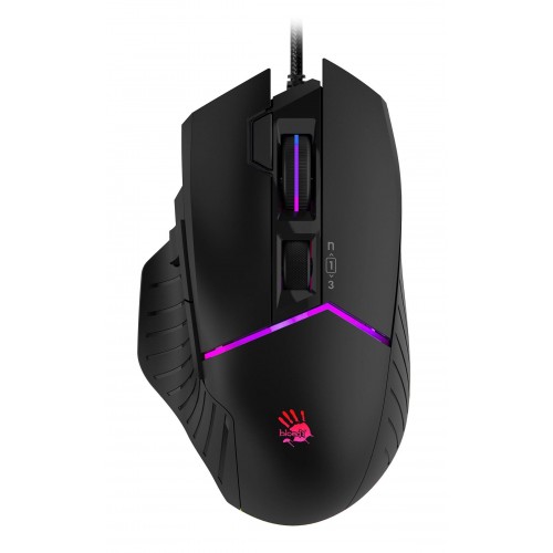 Купить оптическую мышь A4Tech Bloody W95 Max черный с чувствительностью 12000dpi и 10 кнопками - идеальный выбор для геймеров.