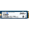 Твердотельный накопитель/ Kingston SSD DC2000B 240GB, M.2 22x80mm, NVMe, PCIe Gen 4x4, 3D TLC, R/W 4500/400MB/s, IOPs 260 000/18 000, TBW 175, DWPD 0.4 (12 мес) Kingston