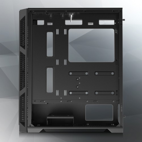 Корпус без блока питания/ Case Raijintek ARCADIA III, Midi-Tower, TG, 1x120mm, 1xUSB-A 3.0 + 2xUSB 2.0, ATX, mATX, mITX Black