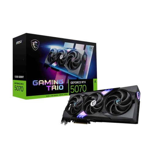 Купить GeForce RTX 5070 12G GAMING TRIO OC – Мощная видеокарта для геймеров и профессионалов