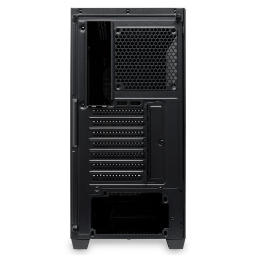 Корпус без блока питания/ Case HSPD M740, Mesh Mid Tower, Black, TG, 0.6 SPCC, no fans, E-ATX, ATX, mATX, mITX, 170/400/200mm, 4x2.5", 2x3.5", 7xPCI, 1xUSB-A 3.0, 1xUSB-C 3.0, 460x218x450mm HSPD