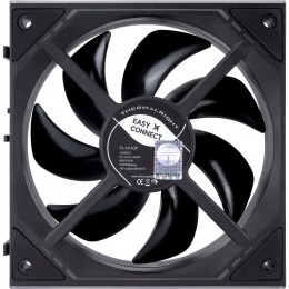 Кулер для корпуса/ Case Cooler Thermalright TL-M12QR Reverse (124x120x25mm, 4-pin PWM, ARGB, 47.6CFM, 23.2dBA, 1500RPM, Black)