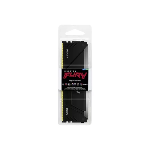 Kingston 32GB DDR4 3600MT/s CL18 DIMM FURY Beast RGB - Высокопроизводительная Оперативная Память для Игровых ПК