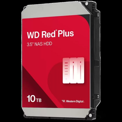 Жесткий диск WD Red Plus 10Tb SATA3 7200 об/мин с 512Mb кеша - надежное решение для хранения данных