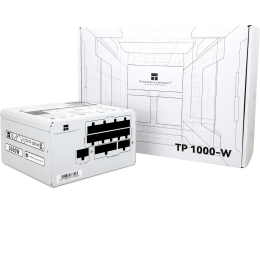 Блок питания 1000W/ Power Supply Thermalright, 1000W 80+ Platinum (ATX, 3.0, PCIe 5.0, Full modular, 1x24(20+4)pin, 1xCPU 8(4+4)pin, 2xPCIe*2 8(6+2)pin, 1x12VHPWR PCIe 5.0 12+4pin 600mm, 10xSATA3, 5xMOLEX4pin, Active, 120x120mm, 150x140x86mm, APFC, OPP, O
