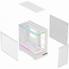 Корпус без блока питания/ Case Thermalright M10 Vision, Mini-Tower, TG, LCD, ARGB, no fans, 2xUSB-A 3.0, 1xUSB Type-C, mATX, mITX White