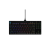 Клавиатура Logitech Gaming Keyboard G PRO TKL - Механическая Черная с Русской Раскладкой и USB Подключением