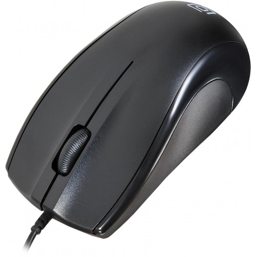 Мышь Оклик 185M черный оптическая 1200dpi USB для ноутбука 3but (945606)
