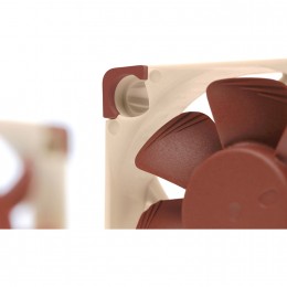 Кулер для корпуса/ Case Cooler Noctua NF-A4x10 5V PWM (40x40x10mm, 4-pin PWM, 5.2CFM, 19.6dBA, 5000RPM, Beige/Brown)