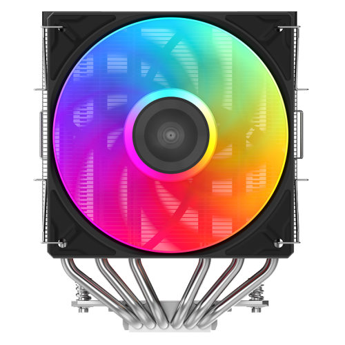 Кулер для процессора/ CPU Cooler SAMA A60L (265W, 4-pin PWM, 156.5mm, 6x6mm, ARGB, 2x120mm, 78CFM, 29dBA, 2200RPM, S: 1851/1700/1200/115X, AM5/AM4, silver) SAMA