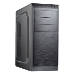 Корпус c блоком питания 450 Ватт/ Case Foxline FL-815, ATX, 3x5.25EXT, 1x3.5EXT, 3x3.5INT, 2xUSB2.0, HDA, w/o FAN, w/450W ATX PSU, w/1.2m EU pwr cord