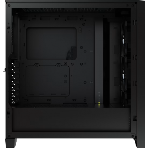 Корпус без блока питания/ Case Corsair iCUE 4000X RGB, Midi-Tower, TG, 3x120mm RGB, 1xUSB-A 3.2, 1xUSB 3.2 Type-C, E-ATX, ATX, mATX, mITX Black Corsair