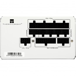 Блок питания 1000W/ Power Supply Thermalright, 1000W 80+ Platinum (ATX, 3.0, PCIe 5.0, Full modular, 1x24(20+4)pin, 1xCPU 8(4+4)pin, 2xPCIe*2 8(6+2)pin, 1x12VHPWR PCIe 5.0 12+4pin 600mm, 10xSATA3, 5xMOLEX4pin, Active, 120x120mm, 150x140x86mm, APFC, OPP, O