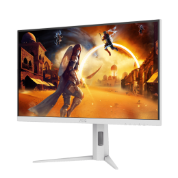 AOC Q27G4/WS 27" 2560x1440, IPS, 200Hz, 80M:1, 450cd, 0.3 ms, HDMI 2.0, DisplayPort 1.4, Height adj 130, pivot, VESA 100, 3Y, White/Silver