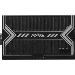Блок питания ПК/ Power Supply MSI MAG A650BN, 650W 80+ Bronze (ATX, 3.0, Non modular, 1x24(20+4)pin, 1xCPU 8(4+4)pin, 2xPCIe*2 8(6+2)pin, 5xSATA3, 2xMOLEX4pin, Active, 120x120mm, 150x140x86mm, APFC, black)