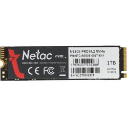 Твердотельный накопитель Netac PCIe 3.0 x4 1TB NT01N930E-001T-E4X N930E Pro M.2 2280 [NT01N930E-001T-E4X]