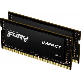 Память оперативная/ Kingston 64GB 3200MT/s DDR4 CL20 SODIMM (Kit of 2) FURY Impact