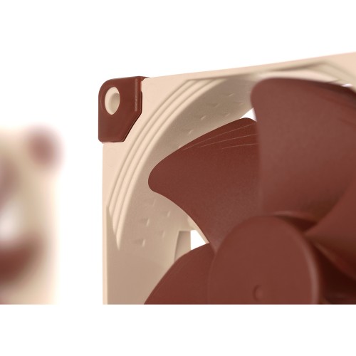 Кулер для корпуса/ Case Cooler Noctua NF-A9 PWM (92x92x25mm, 4-pin PWM, 46.44CFM, 22.8dBA, 2000RPM, Beige/Brown)
