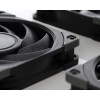 Кулер для корпуса/ Case Cooler Noctua NF-A12x25 PWM chromax.black.swap (120x120x25mm, 4-pin PWM, 60.09CFM, 22.6dBA, 2000RPM, Black)