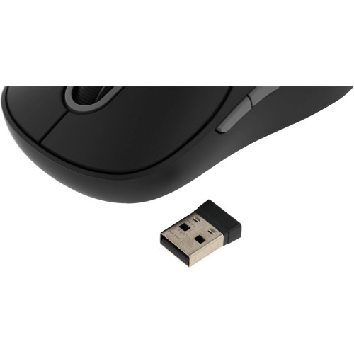 Купить беспроводную мышь Xiaomi Wireless Mouse 3 черного цвета с оптическим сенсором 1200dpi и тихой работой для ноутбука - BHR8913GL