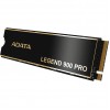Твердотельный накопитель/ ADATA SSD LEGEND 900 PRO, 2000GB, M.2(22x80mm), NVMe 1.4, PCIe 4.0 x4, 3D NAND, R/W 7400/6500MB/s, IOPs н.д./н.д., TBW 1200, DWPD 0.3 (5 лет) ADATA