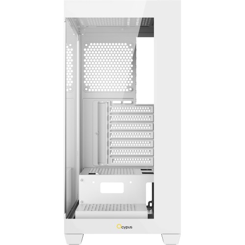 Купить корпус ПК Ocypus Gamma C72 WH без блока питания - Midi-Tower с прозрачной панелью, USB 3.0 и поддержкой ATX/mATX/mITX