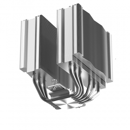Кулер для процессора/ CPU Cooler SAMA A60L (265W, 4-pin PWM, 156.5mm, 6x6mm, ARGB, 2x120mm, 78CFM, 29dBA, 2200RPM, S: 1851/1700/1200/115X, AM5/AM4, silver)
