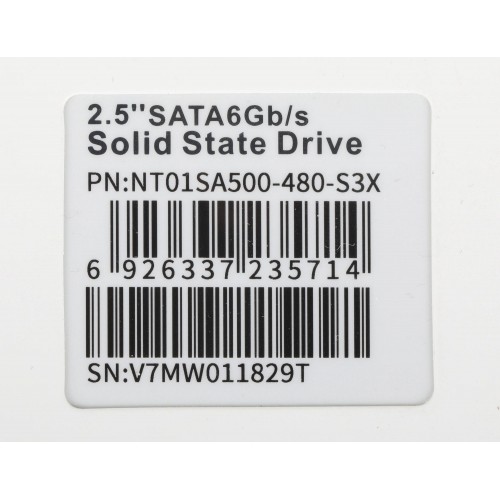Твердотельный накопитель Netac SATA-III 480GB NT01SA500-480-S3X - Высокая производительность и надежность для вашего ПК