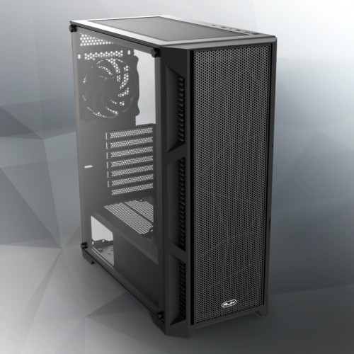 Корпус без блока питания/ Case Raijintek ARCADIA III, Midi-Tower, TG, 1x120mm, 1xUSB-A 3.0 + 2xUSB 2.0, ATX, mATX, mITX Black