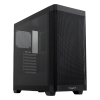 Корпус без блока питания/ Case HSPD M740, Mesh Mid Tower, Black, TG, 0.6 SPCC, no fans, E-ATX, ATX, mATX, mITX, 170/400/200mm, 4x2.5", 2x3.5", 7xPCI, 1xUSB-A 3.0, 1xUSB-C 3.0, 460x218x450mm HSPD