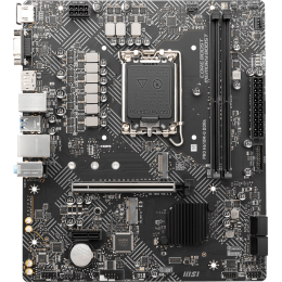 Материнская плата/ MB MSI INTEL H610 s1700, 2xDDR4(64GB), D-SUB/HDMI 2.1/DP, 1xPCIe 4.0x16, 1xPCIe 3.0, 1xLAN, 4xSATA 6Gb/s, 1xM.2, 1xM.2 E key, 2xUSB 3.2, 4xUSB 2.0, 1xPS/2, mATX