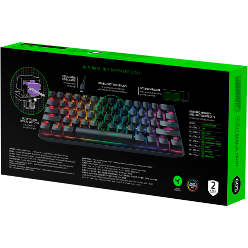 Игровая клавиатура Razer Huntsman Mini/ Razer Huntsman Mini Gaming keyboard - Russian Layout Razer