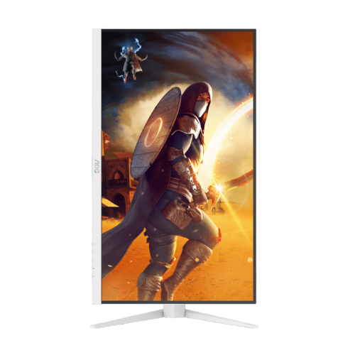 AOC Q27G4/WS 27" 2560x1440, IPS, 200Hz, 80M:1, 450cd, 0.3 ms, HDMI 2.0, DisplayPort 1.4, Height adj 130, pivot, VESA 100, 3Y, White/Silver