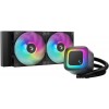 Система водяного охлаждения Deepcool LE240 V2 ARGB Soc-AM5/AM4/1200/1700/1851 черный 4-pin 28.2-31.6dB Al 220W 1359gr Ret (R-LE240-BKAMMC-G-2)