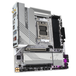 Материнская плата/ MB GIGABYTE AMD B650 sAM5, 4xDDR5(192GB), HDMI 2.1/DP, 2xPCIe 4.0x16, 1xLAN (2.5GbE), Wi-Fi, BT, 4xSATA 6Gb/s, 2xM.2, 1xUSB-C, 7xUSB 3.2, 4xUSB 2.0, ATX
