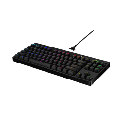 Клавиатура/ Logitech Gaming Keyboard G PRO TKL Corded Mechanical - BLACK - RUS - USB - CLICKY