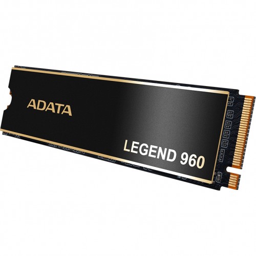 Твердотельный накопитель/ ADATA SSD LEGEND 960, 1000GB, M.2(22x80mm), NVMe 1.4, PCIe 4.0 x4, 3D NAND, R/W 7400/6000MB/s, IOPs 730 000/610 000, DRAM buffer 1000MB, TBW 780, DWPD 0.43, with Heat Spreader (5 лет) ADATA