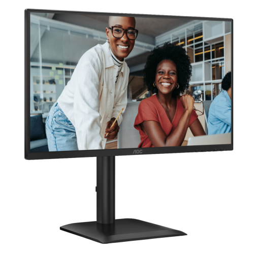 AOC 24E4U 23.8" 1920x1080, IPS, 200Hz, 80M:1, 300cd, 4 ms, HDMI 1.4, DisplayPort 1.2, 4*USB, Speakers, Height adj 150, pivot, VESA 100, 3Y, Black