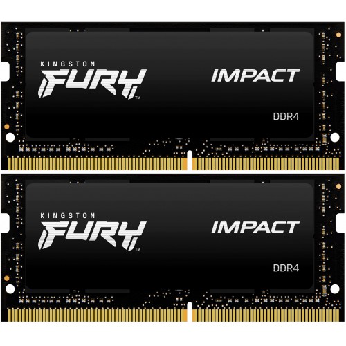 Память оперативная/ Kingston 64GB 3200MT/s DDR4 CL20 SODIMM (Kit of 2) FURY Impact Kingston