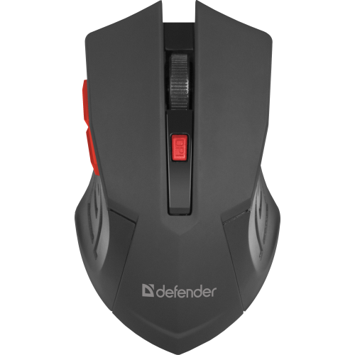 Defender Беспроводная оптическая мышь Accura MM-275 красный,6 кнопок, 800-1600 dpi Defender