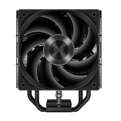 Кулер для процессора/ CPU Cooler PCCooler RZ400 V2 BK (230W, 4-pin PWM, 155mm, Al/Cu, 4x6mm, 1x120mm, 86.73CFM, 32dBA, 2200RPM, S: 1851/1700/1200/115X, AM5/AM4, black) PcCooler