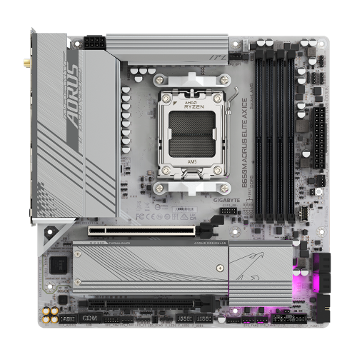 Материнская плата GIGABYTE AMD B650 sAM5: 4xDDR5, HDMI 2.1, Wi-Fi, 2.5GbE LAN и расширенные возможности ATX